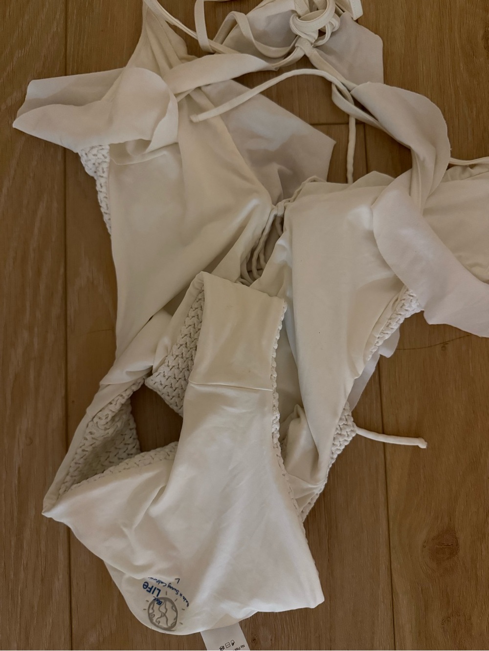 Planet Blue- Ruffle One-Piece Swimsuit - Picture 5 of 5